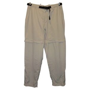 The North Face Convertible Pants Womens XL Beige Nylon Hiking Lightweight 34x31